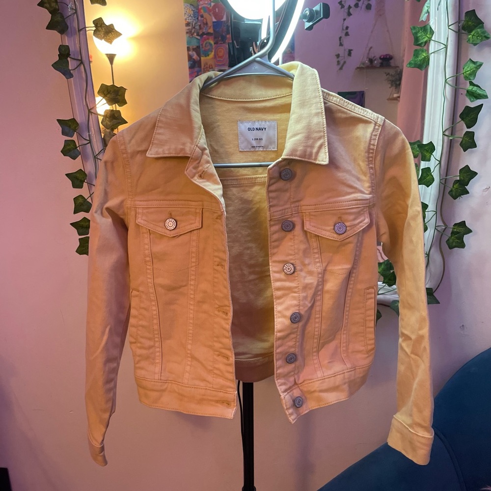 Girls Yellow Jean Jacket